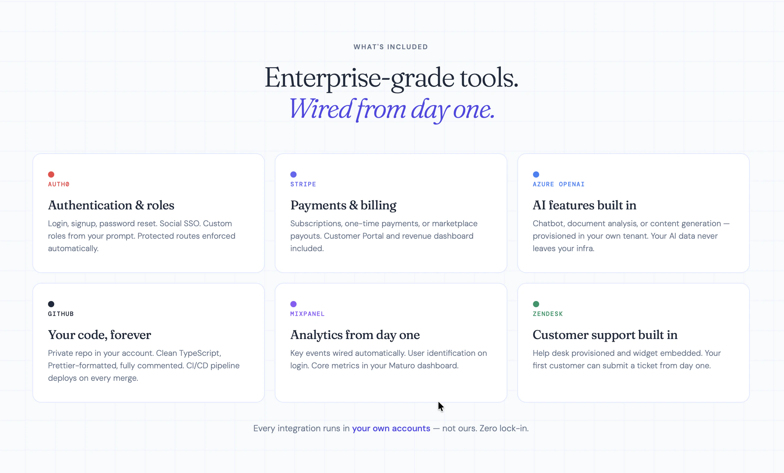 Maturo - The anti-doom-loop app builder screenshot 4