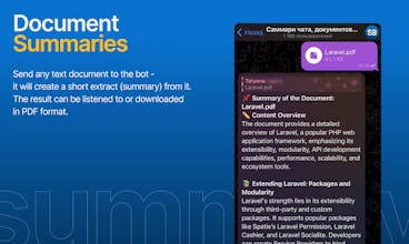 Telegram Summary Bot gallery image