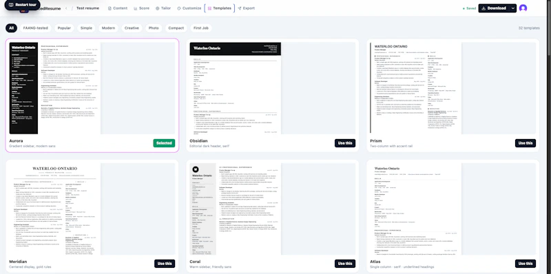 JuicedResume screenshot 5