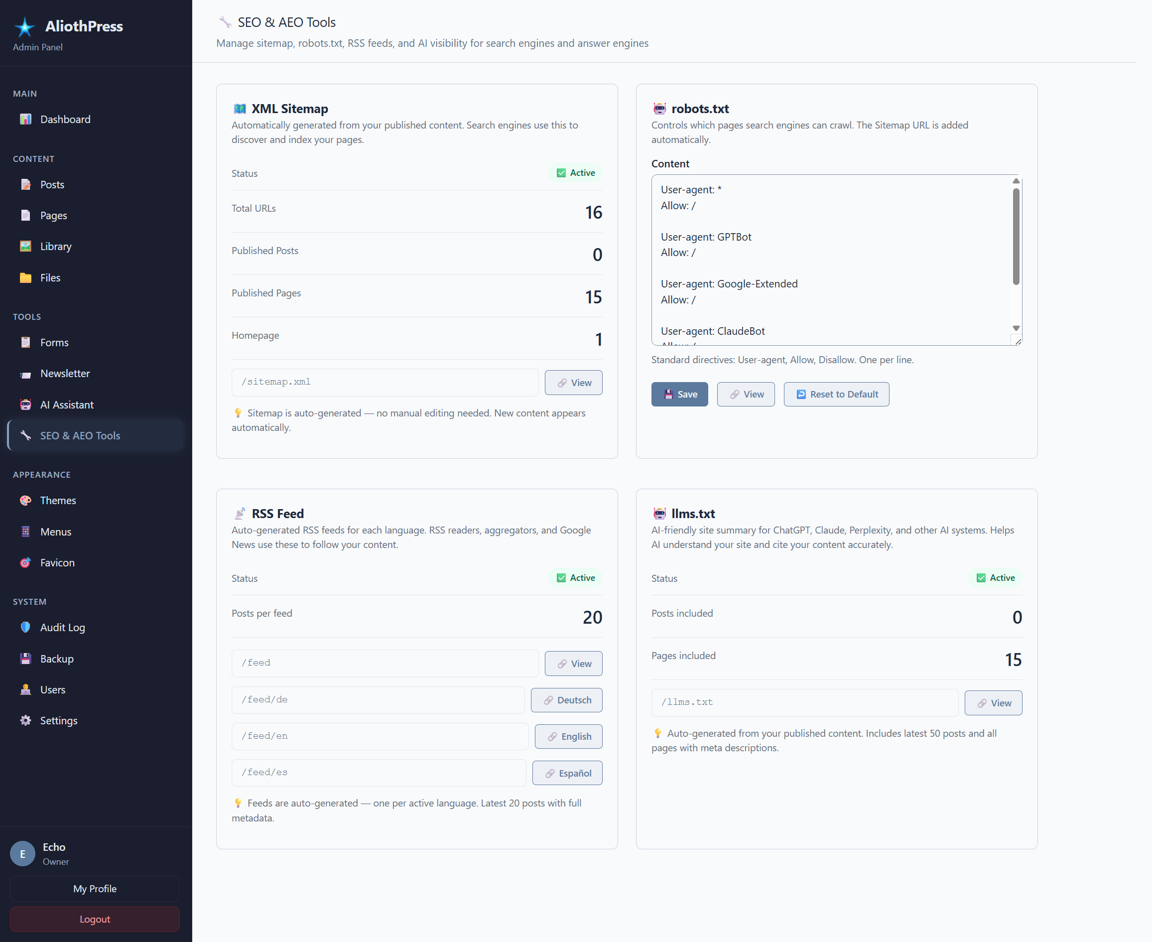AliothPress gallery image