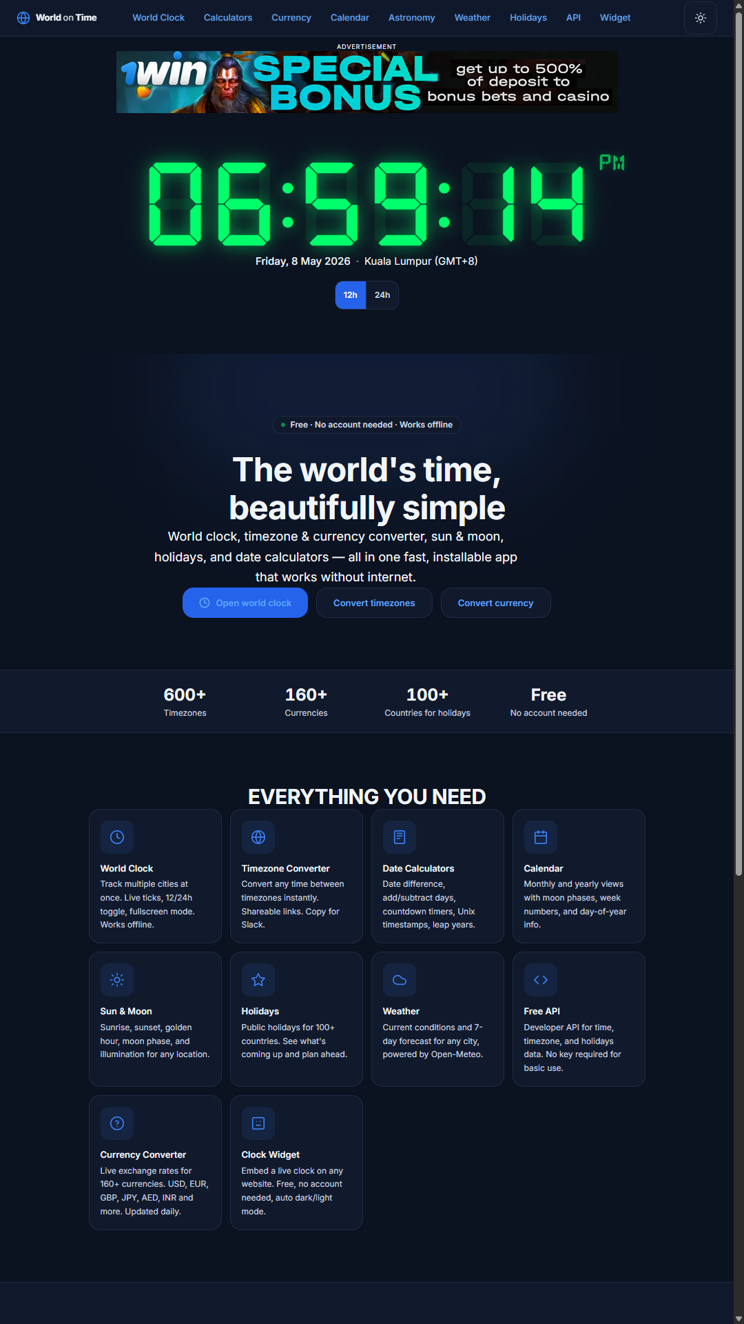 World on Time gallery image