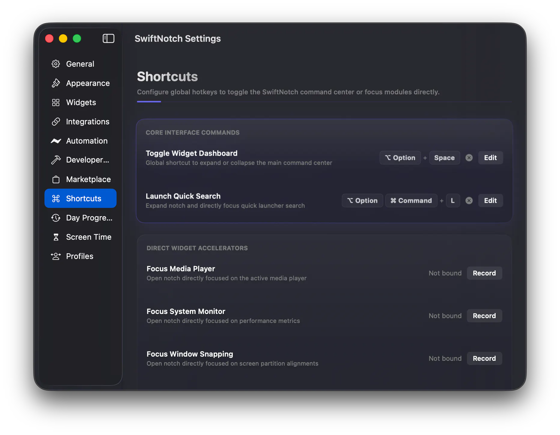 SwiftNotch gallery image