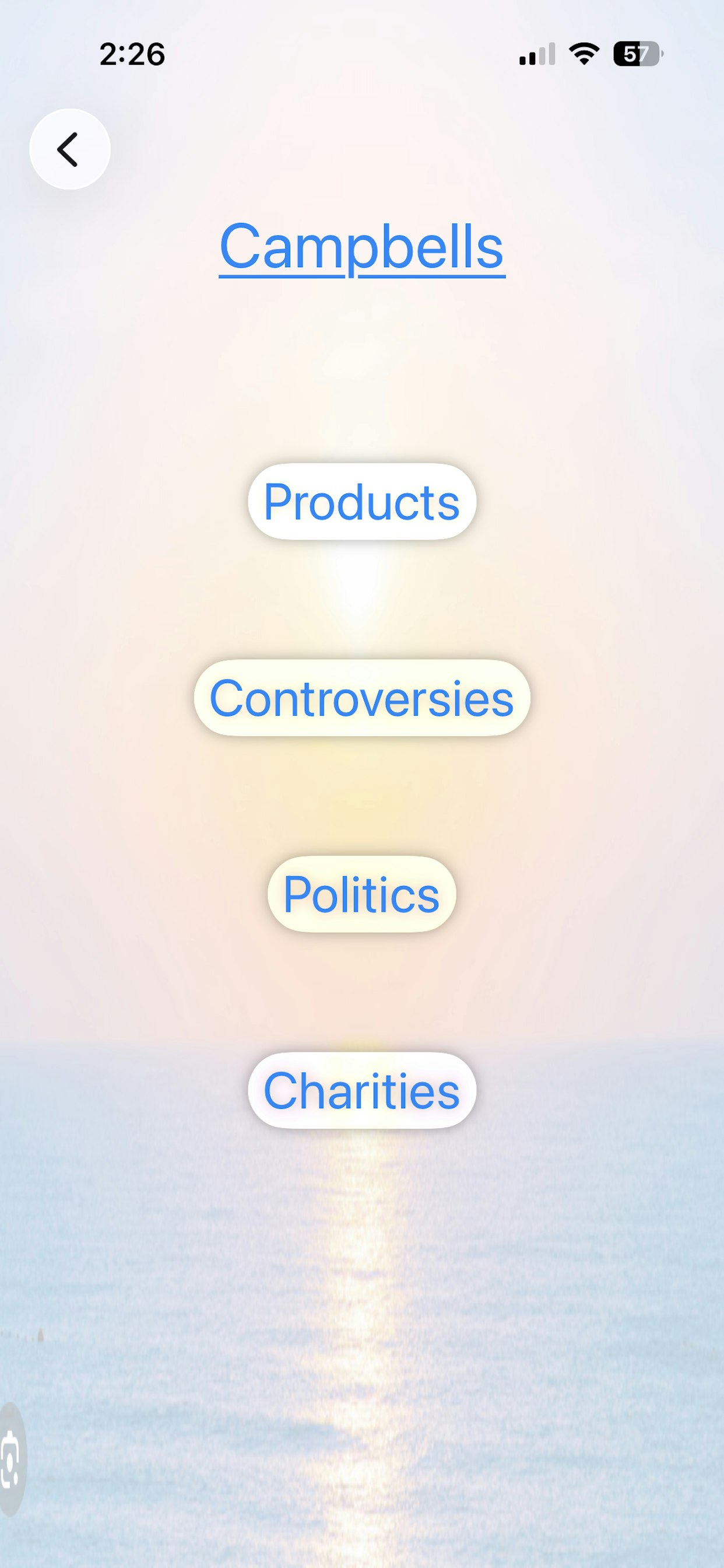 Informed Consumer - Screenshot 2 showing product features and functionality