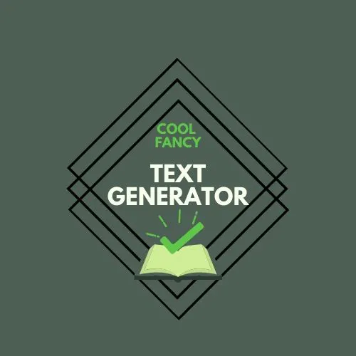 Cool Fancy Text Generator