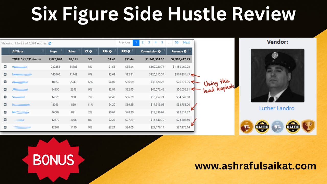 Six Figure Side Hustle Review  media 1