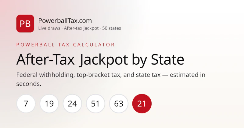 PowerballTax.com screenshot 1