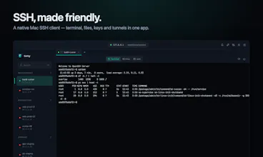 Sshly — SSH, made friendly. gallery image