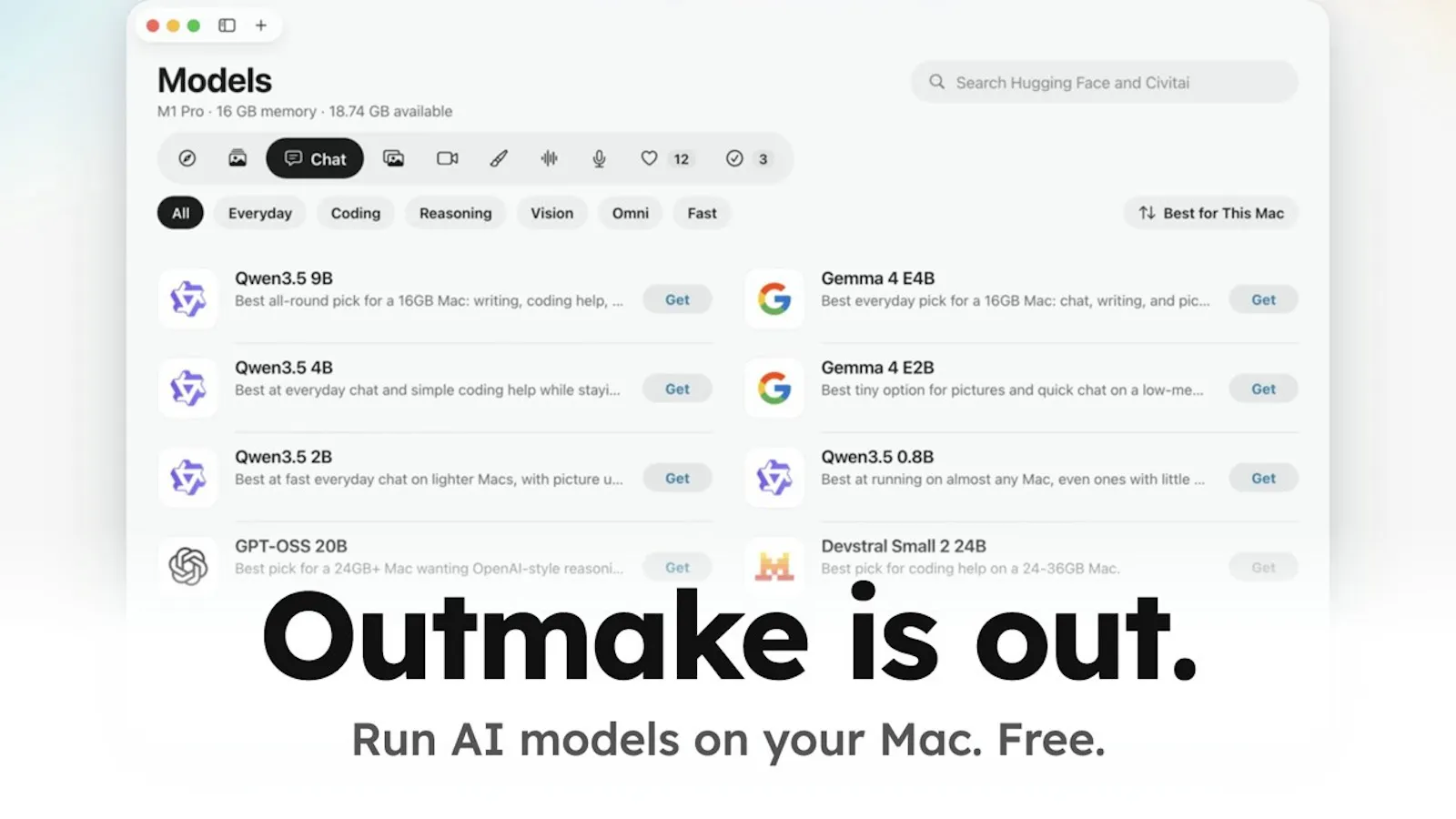 Outmake screenshot 1 (video preview)