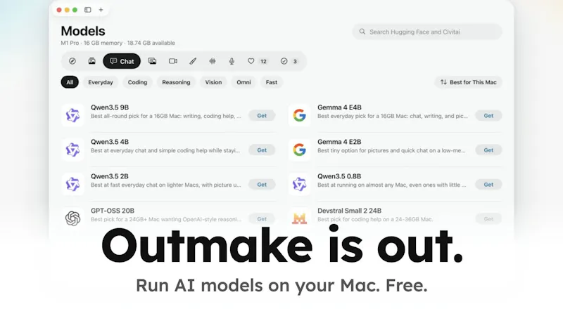 Outmake screenshot 1 (video preview)