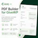 PDF Builder for GiveWP