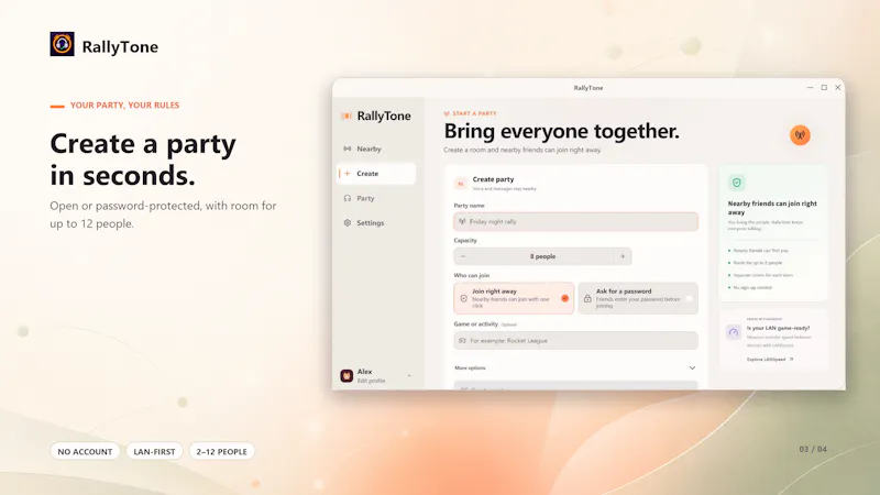RallyTone screenshot 4