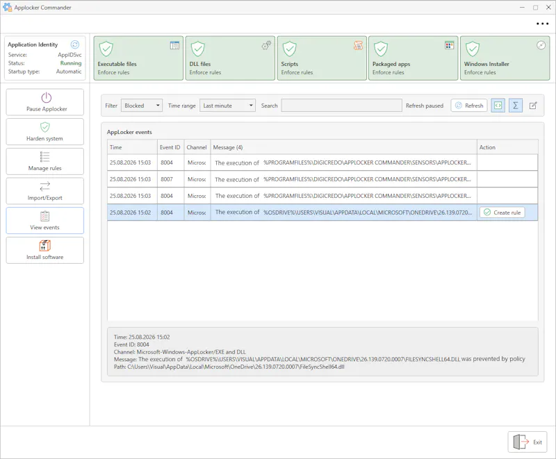 AppLocker Commander™ screenshot 5
