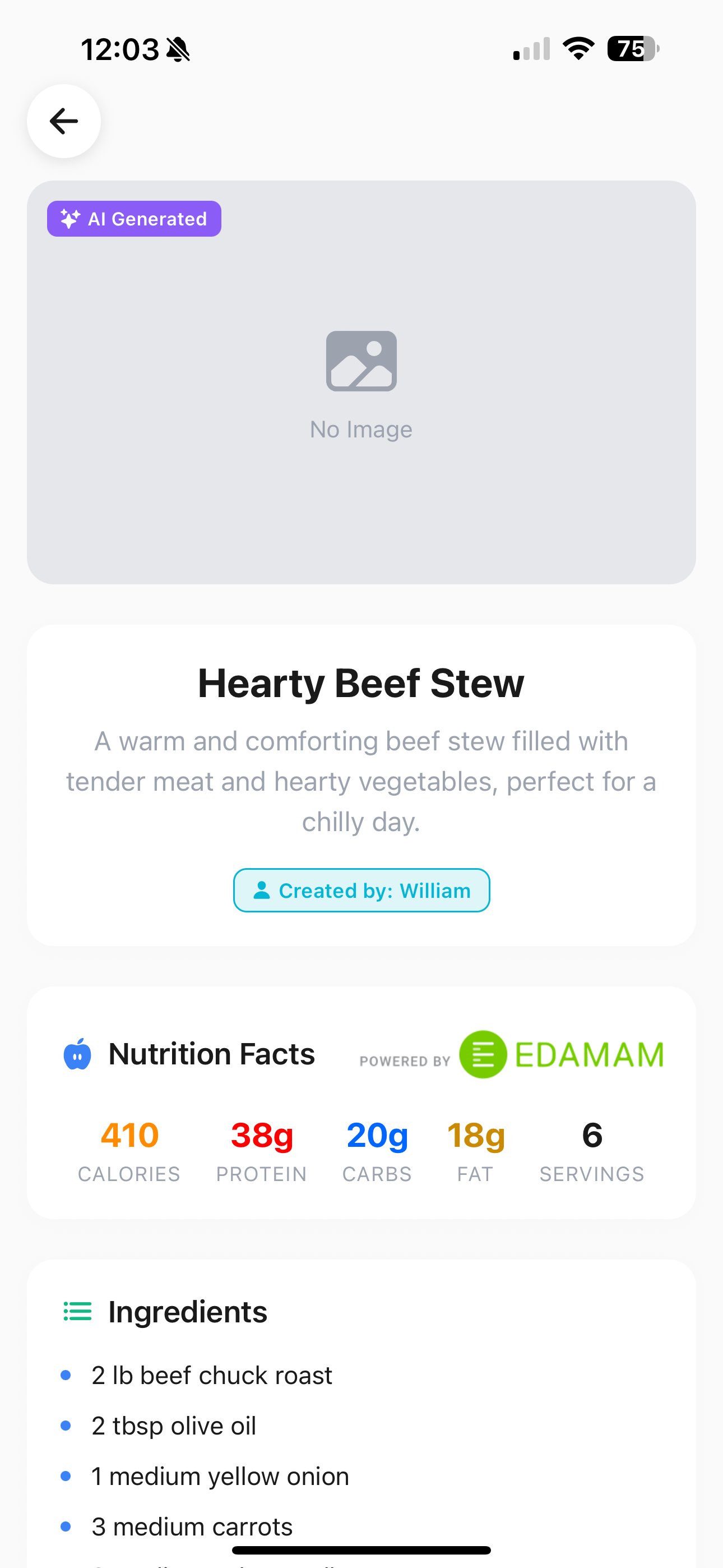 Shareable Meals gallery image