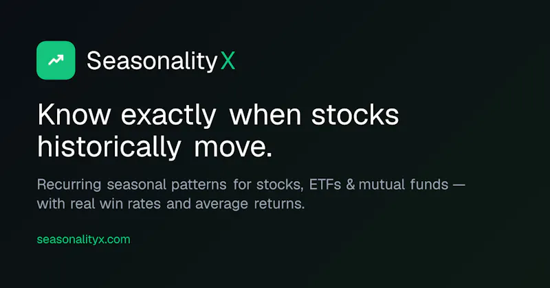 SeasonalityX screenshot 1