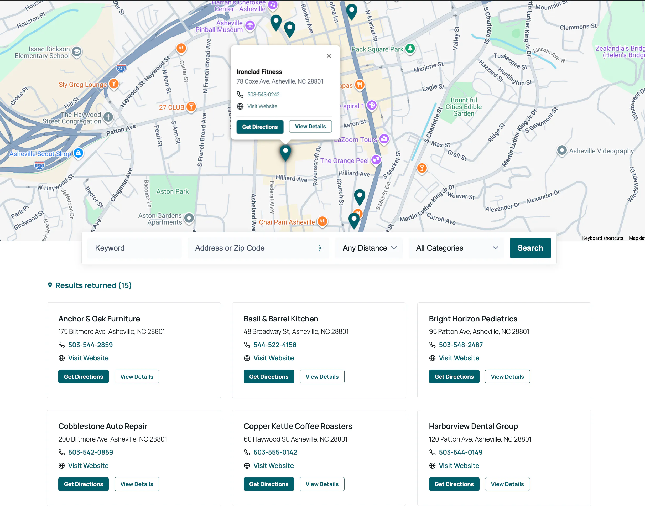 Location Finder for WordPress gallery image