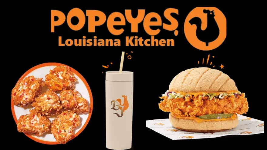 Menu Popeyes - Popeyes Louisiana Kitchen Nuovo menu 2025 media 2