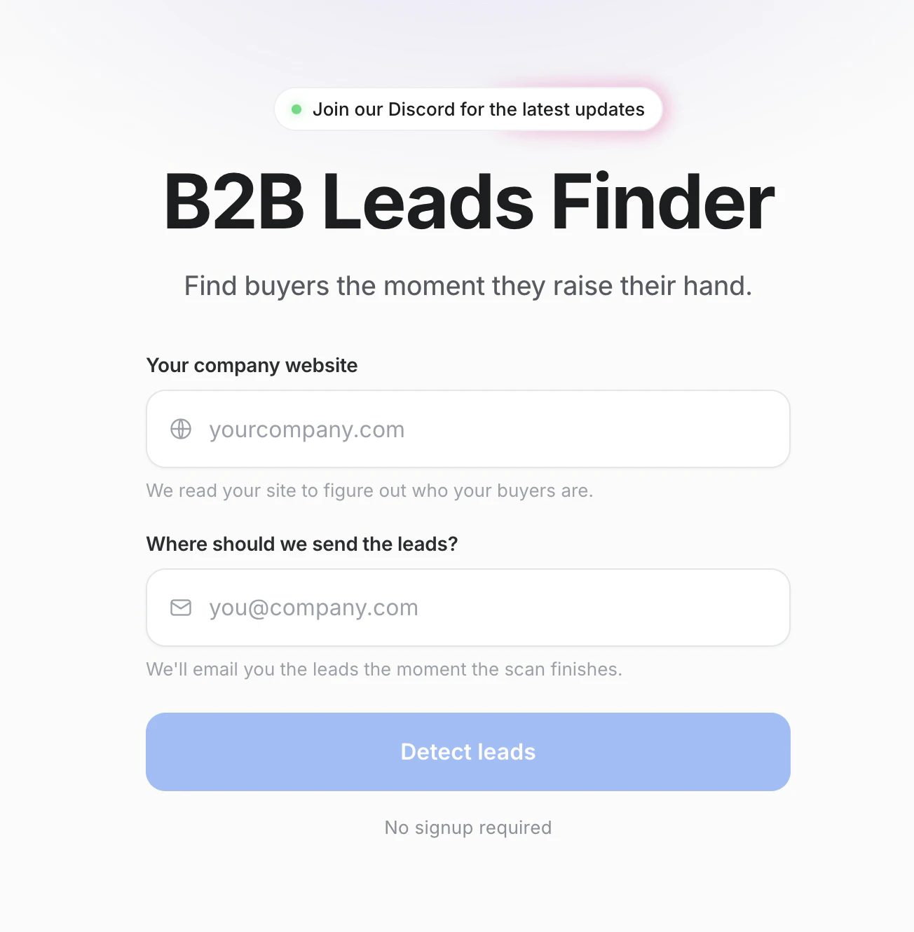 B2B Leads Finder screenshot 1