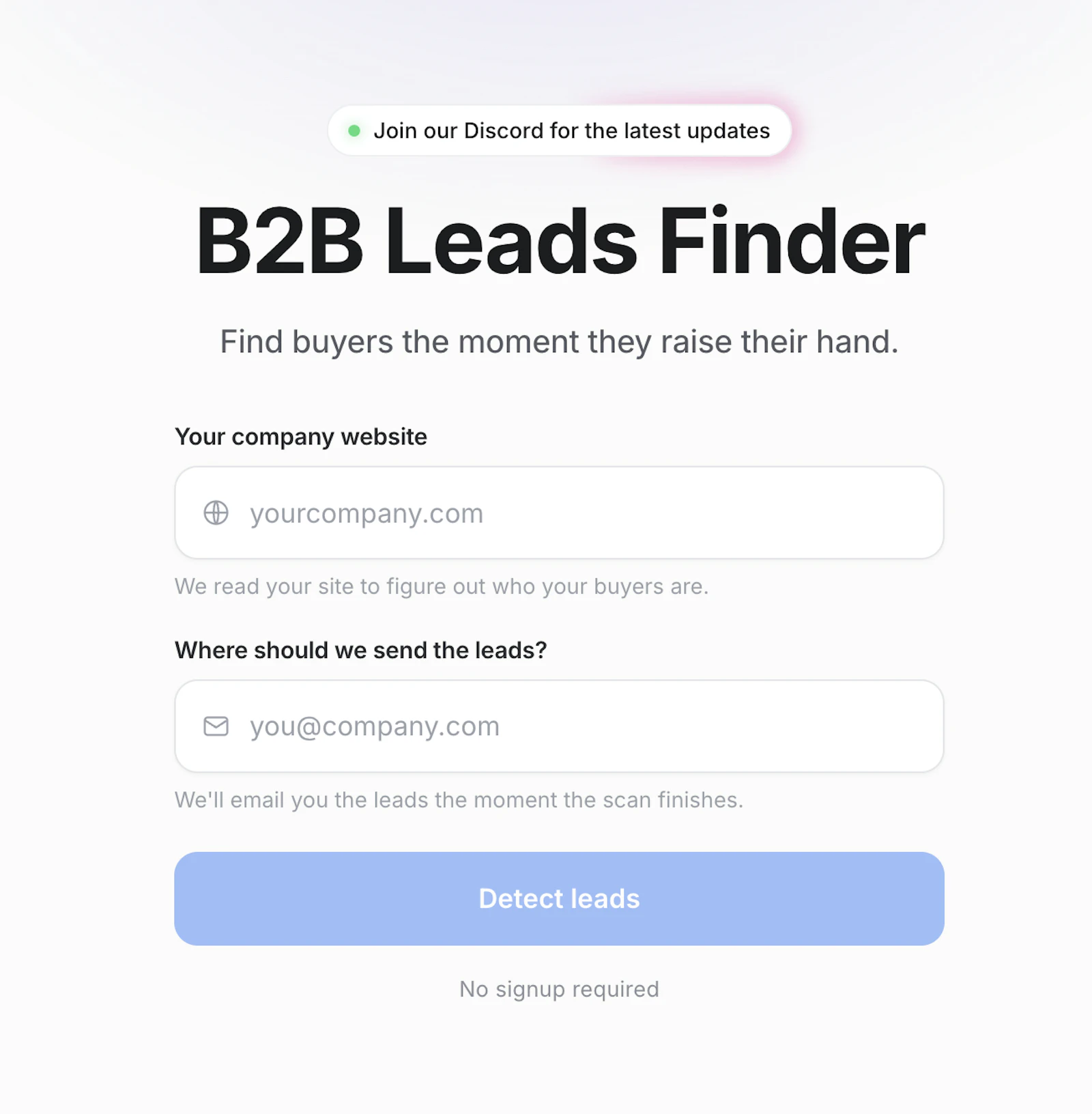 B2B Leads Finder screenshot 1