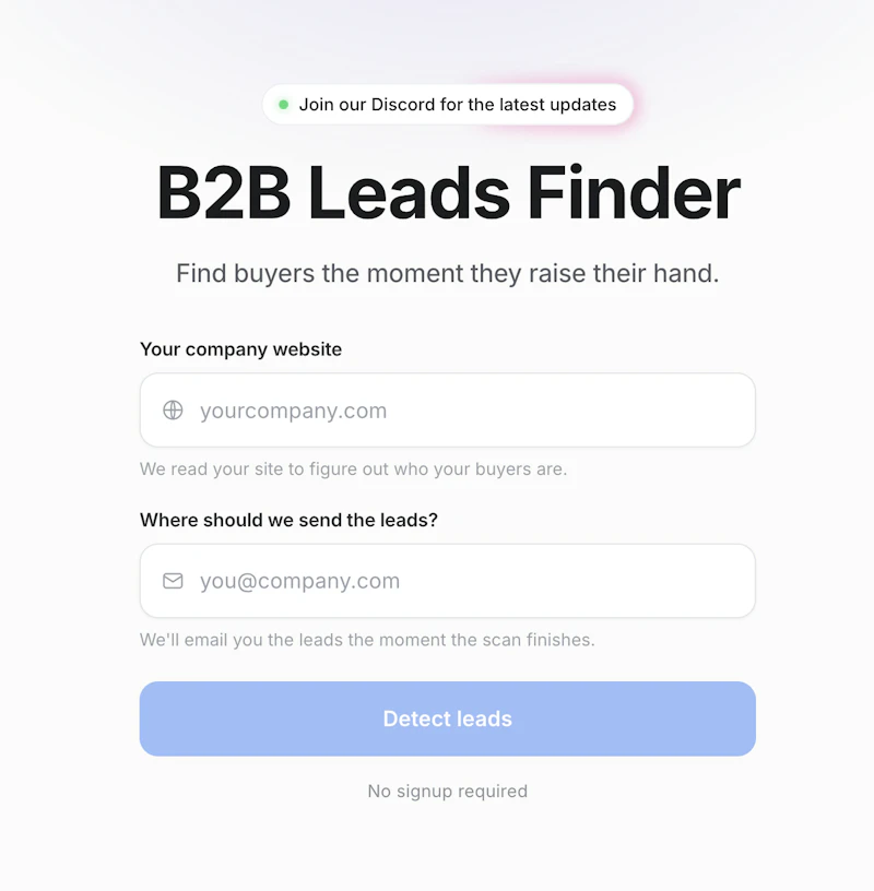 B2B Leads Finder screenshot 1
