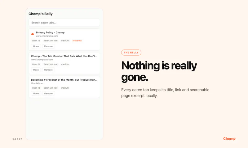 Chomp screenshot 3