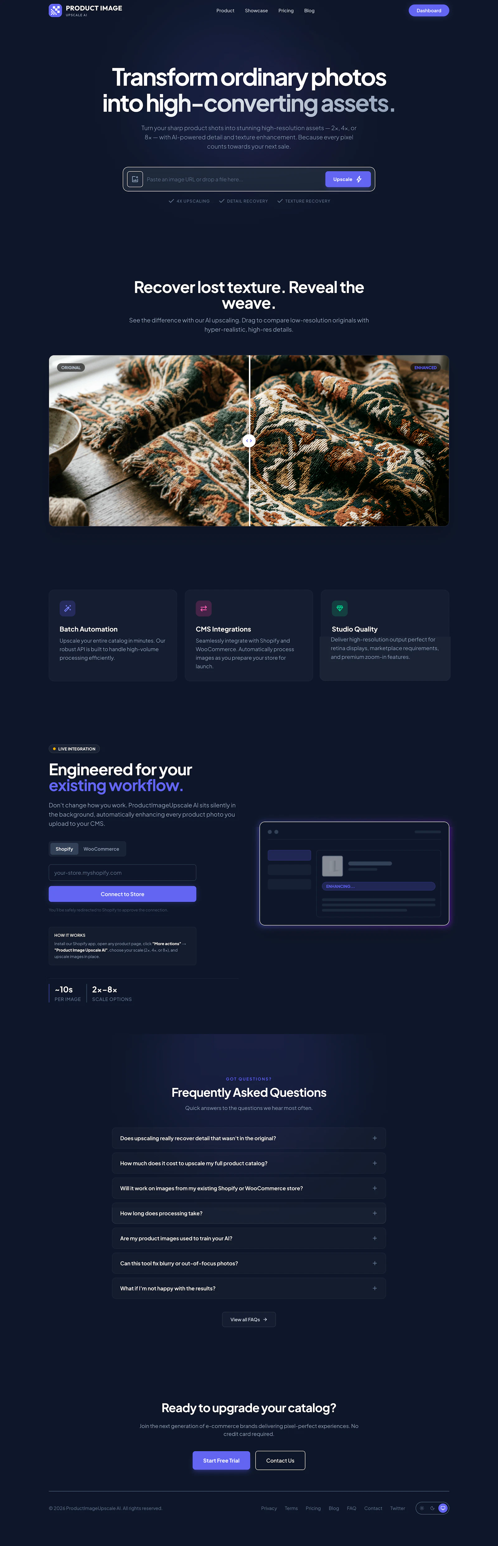 ProductImageUpscale AI screenshot 1