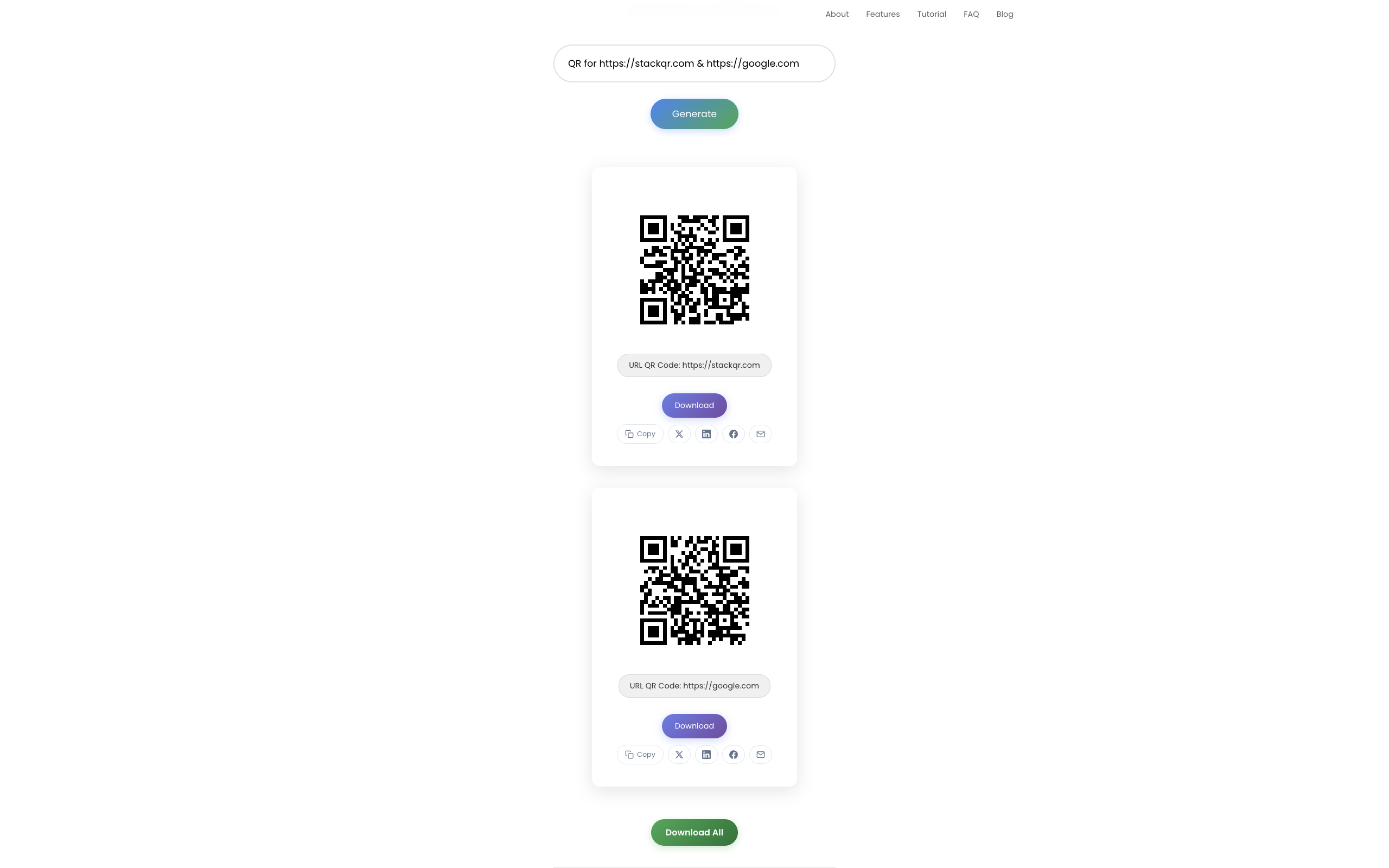 StackQR gallery image