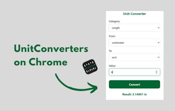 UnitConverters on Chrome gallery image