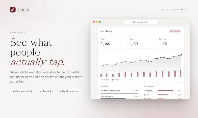 Parallax Links screenshot 3