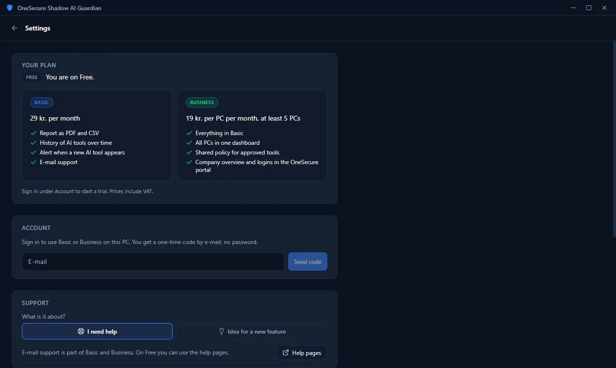 OneSecure Shadow AI Guardian gallery image