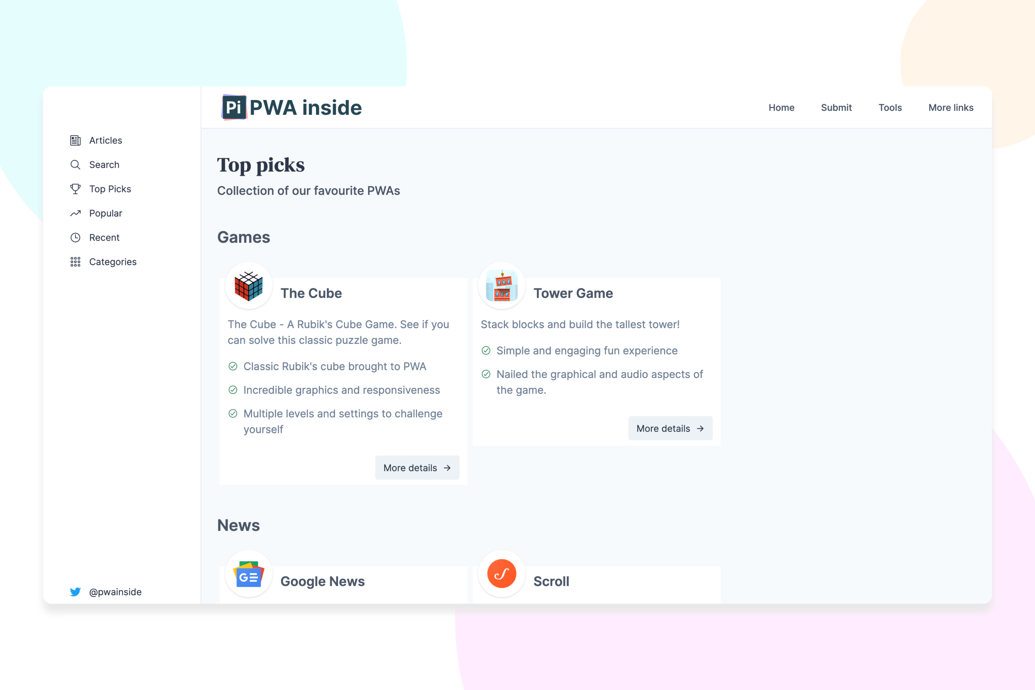 PWA Inside gallery image