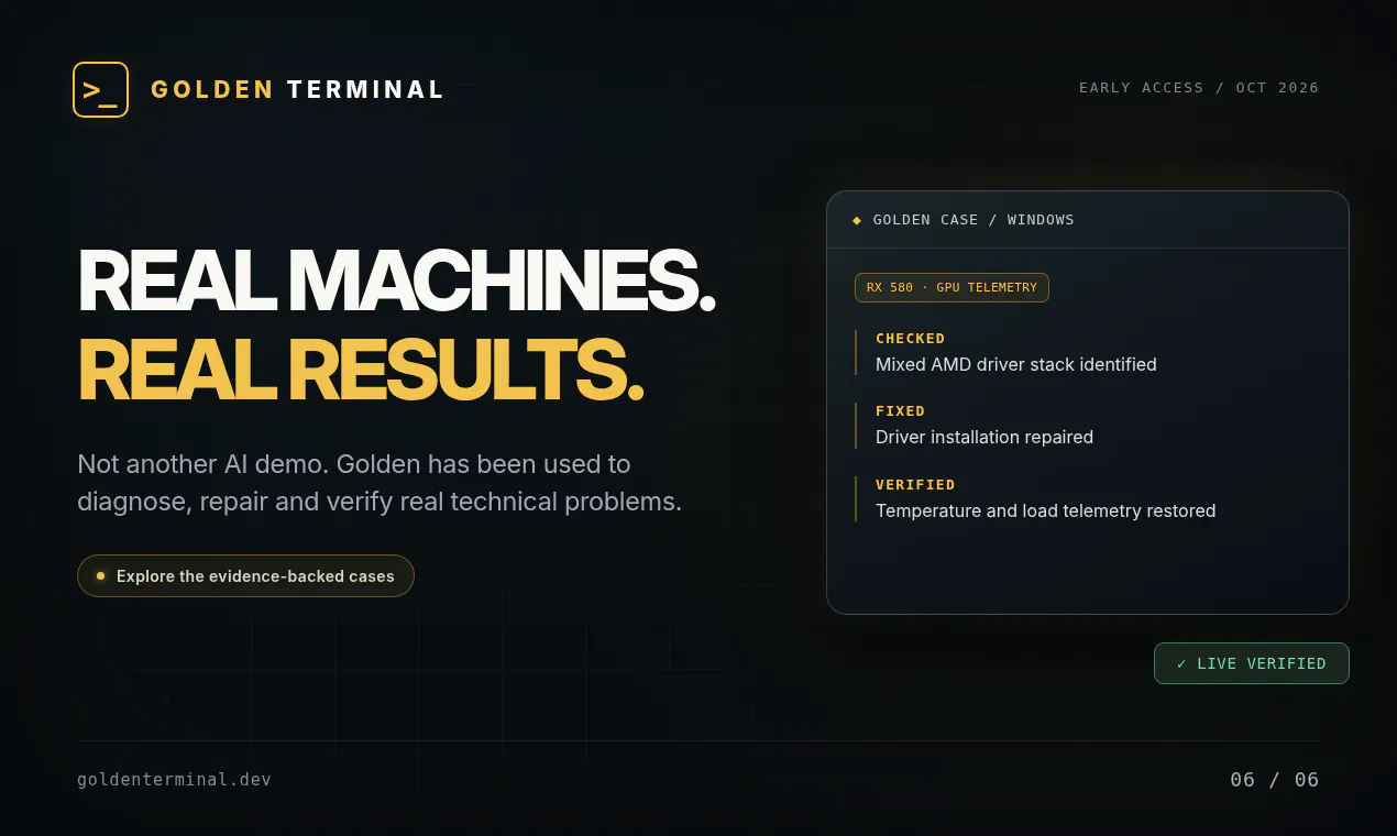 Golden Terminal SSH gallery image