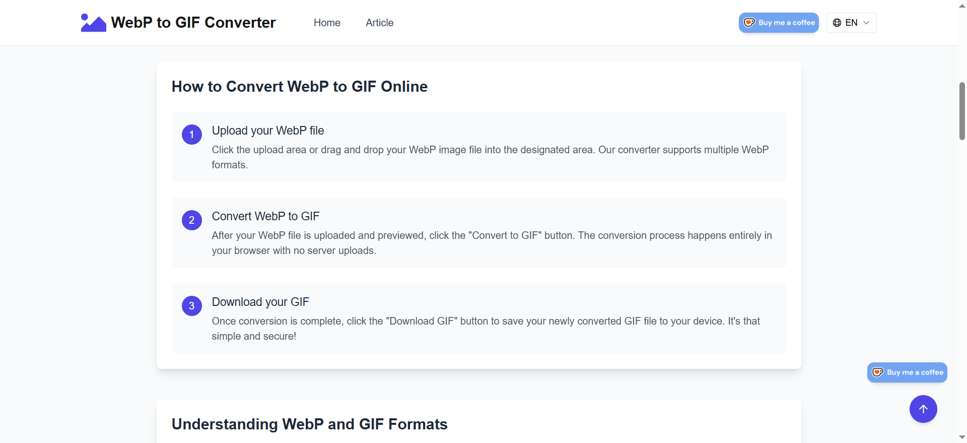 Mídia 3 de Conversor Webp para GIF