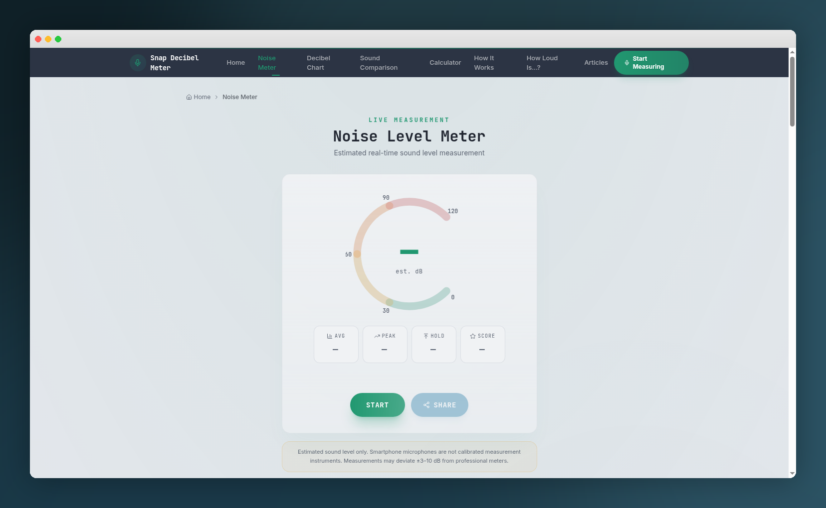Snap Decibel Meter gallery image