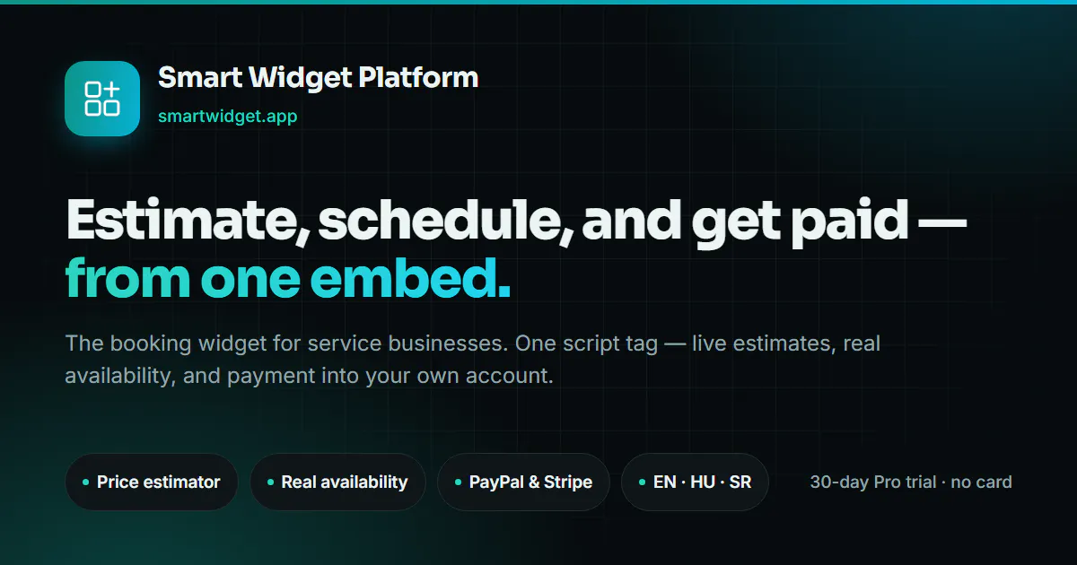 Smart Widget Platform gallery image