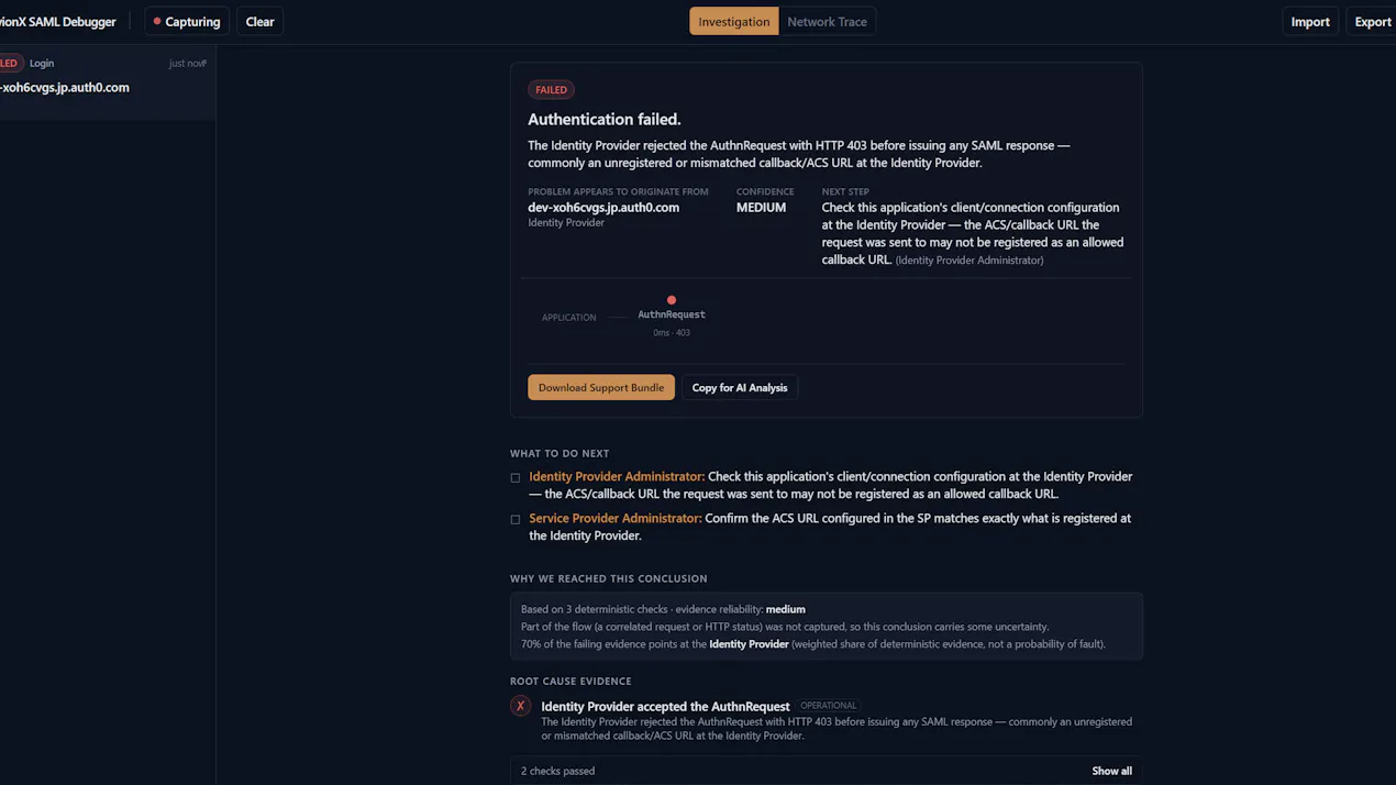 SAML Debugger by ClavionX product