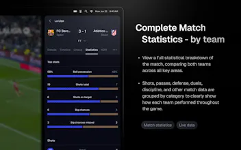 Goal90 - Live football data in extension gallery image