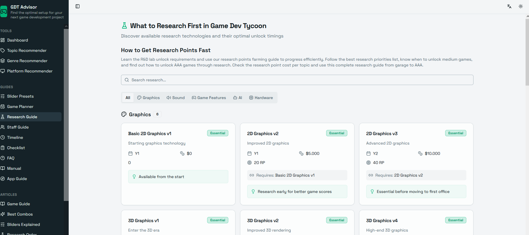 Game Dev Tycoon Advisor gallery image