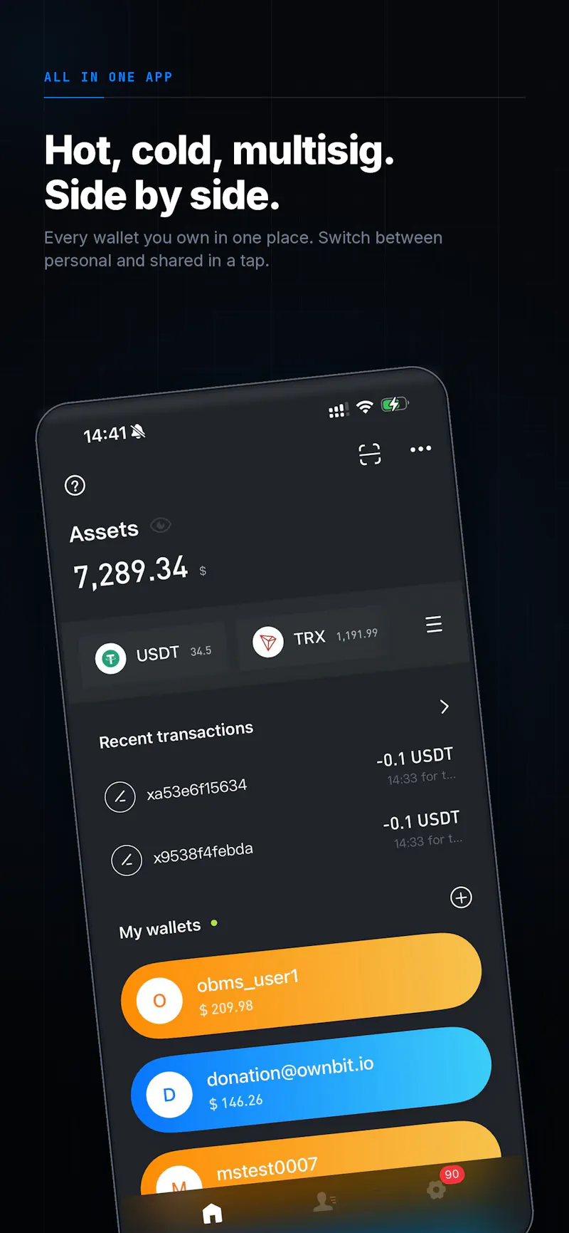 Ownbit screenshot 1