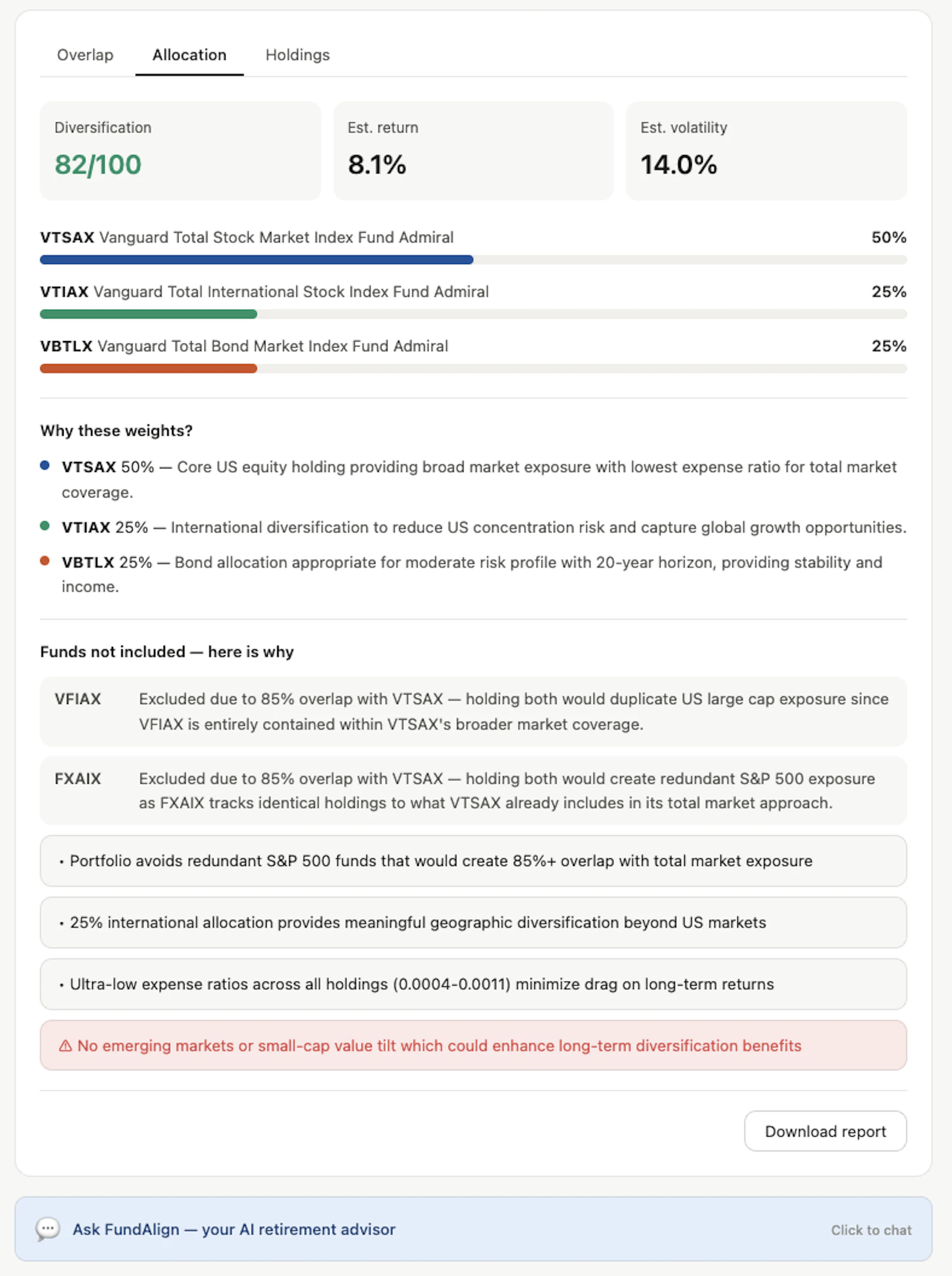 FundAlign screenshot 3