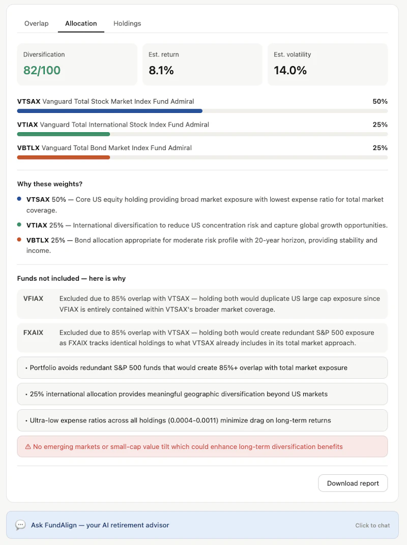 FundAlign screenshot 3