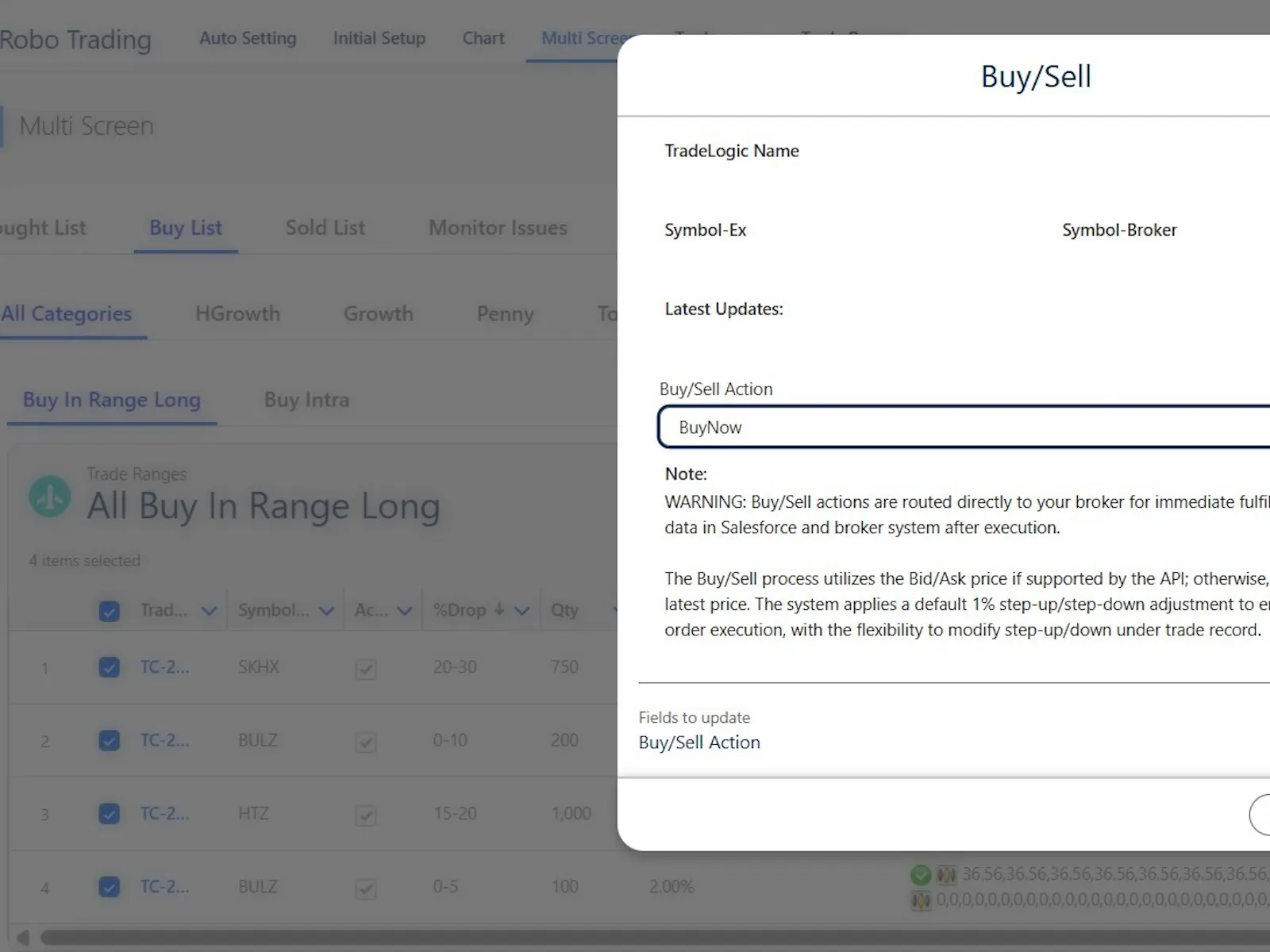 Robo Stock Trading, Price Alerts, News screenshot 3