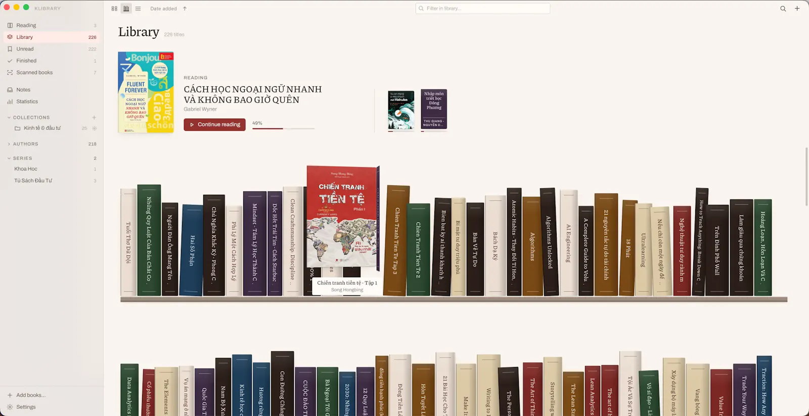 klibrary screenshot 2