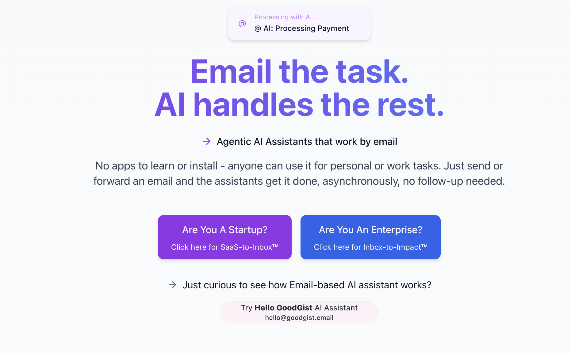 SaaS-to-Inbox™: Email-based AI assistant media 2