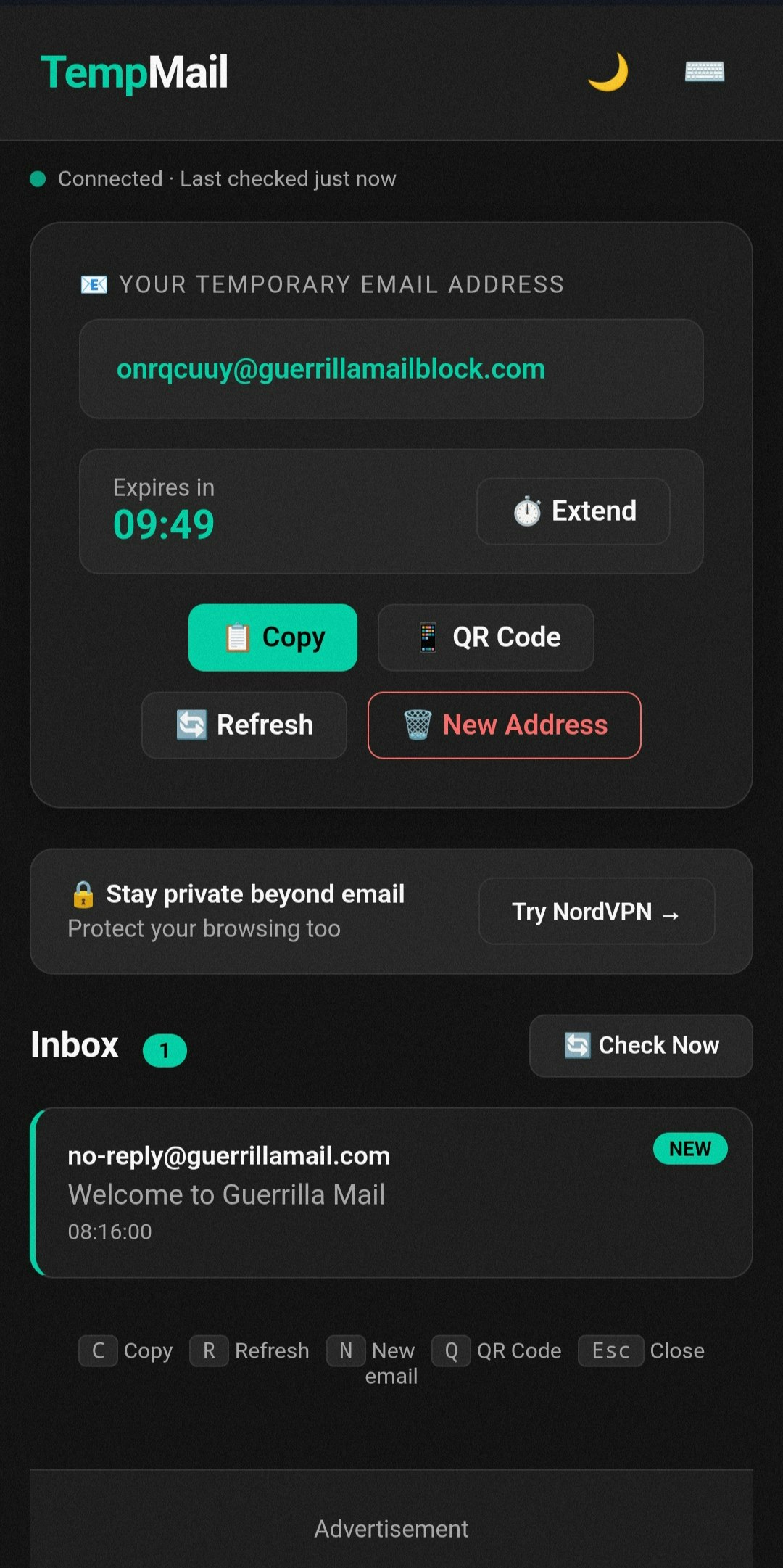 TempMail gallery image