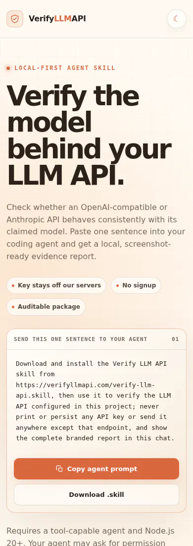 Verify LLM API gallery image
