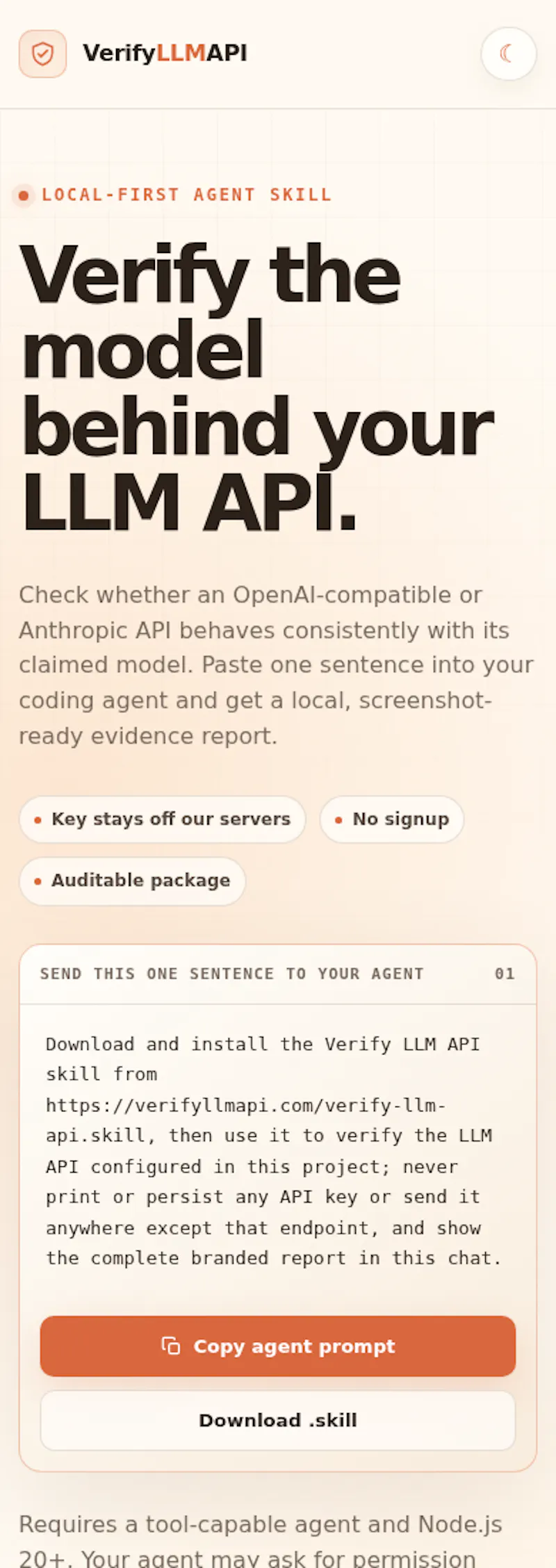 Verify LLM API screenshot 3