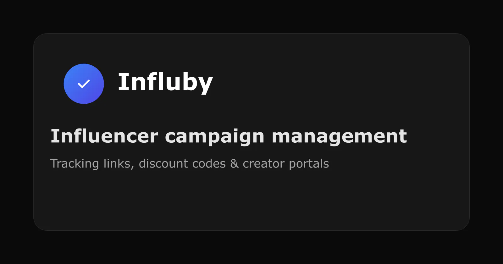 Influencer Campaign Management screenshot 1