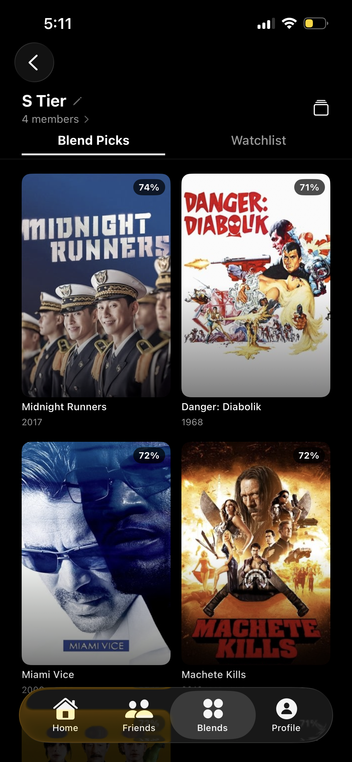blnd - movie recs for groups gallery image