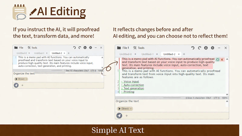 Simple AI Notepad screenshot 3