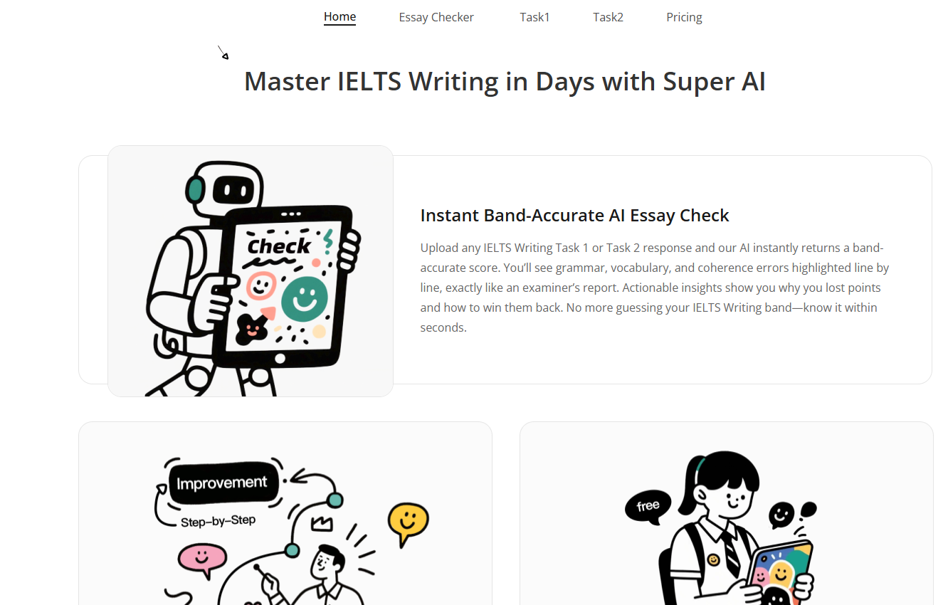 Média IELTSwriting.ai - IELTS IELTS à rédaction de l'IELTS et d'amélioration 1